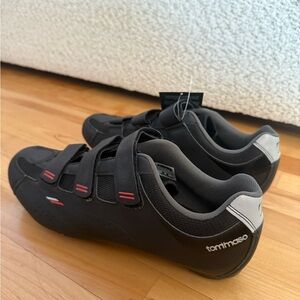Tommaso Black Cycling Shoes - NEW